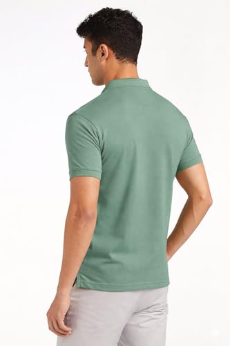 Image of Men's Plain Polo Neck T-Shirt | Comfortable | Stylish Casual & Smart Wear | Half Sleeve | Regular Fit