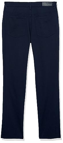 Nautica Boys' Classic Fit Stretch Twill Pant, 5-Pocket Style, Zipper Fly & Button Closure4
