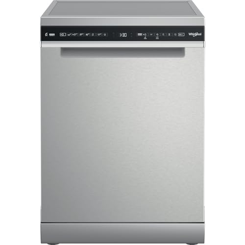 Whirlpool W7F HS51 AX UK 15 Place Settings Freestanding Dishwasher - Stainless Steel