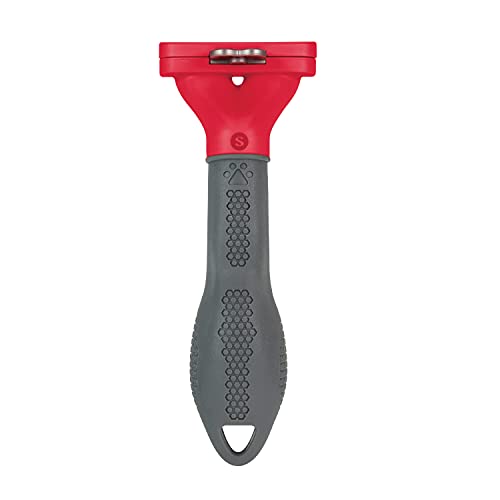 Image of FURminator Undercoat deShedding Tool for Small Dogs - Long Hair, red /Grey (P-92979)