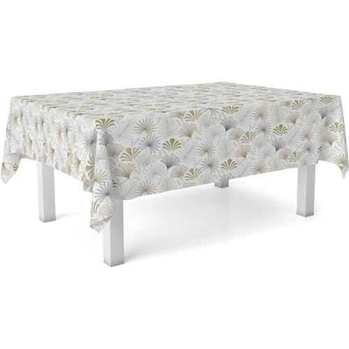 ECOMMERC3 Nappe en Toile cirée rectangulaire Taille 100x140 cm - Style, durabilité et Facile d'entretien pour Votre Table - Nappe en Toile cirée Anti-Taches et...