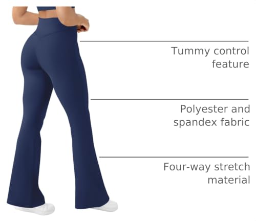 Image of AB-Eleven Women's Yoga Pants Bootcut Flare Leggings Bell Bottom Leggings