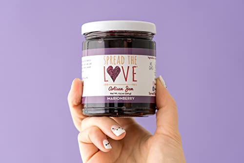 Spread The Love Marionberry Artisan Jam, 11.5 Ounce, All Natural, Vegan, No Preservatives, Gmo And Gluten Free, Made In Oregon #TOP5