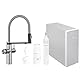 BLANCO CHOICE Icona | Küchenarmatur aus massiv Edelstahl | Multifunktionale all-in-one Armatur | Gekühltes Wasser in still, medium, sprudel & kochend heiß | Inkl. App zum Individualisieren