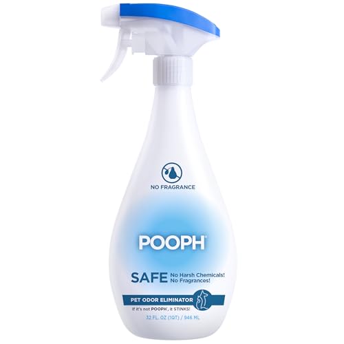 POOPH® Pet Odor Eliminator – 32 fl oz Bottle – Organic, NO Fragrances, NO Harsh Chemicals –...