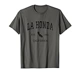 Photo Gallery la honda california ca, modello sportivo vintage, atletico, nero maglietta Photo Gallery la honda california ca, modello sportivo vintage, atletico, nero maglietta
