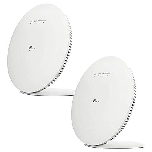 Telekom Speed Home WiFi für Ihr starkes & stabiles Heimnetzwerk I WLAN Verstärker mit Mesh Technologie für optimale Internet-Abdeckung, 1.733 Mbit/s I Plug & Play per WPS, 2 LAN-Anschlüsse | 2er Set