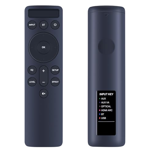 Image of PZL New D51 D51-H Backlit Display Replaced Remote Control for Vizio 2.1 5.1 Soundbar Home Sound Bar M21D-H8R M51A-H6 M51AX-J6 V21-H8 V21-H8R V21D-J8 V51-H6 V51X-J6 M21D-H8 M512-H6 M512A-H6 P514A-H6
