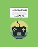 Wide Ruled Composition Notebook with Gaming Cover: for journal, diary, note taking, drawing, or writing -7,5x9,25 with 200 Pages.