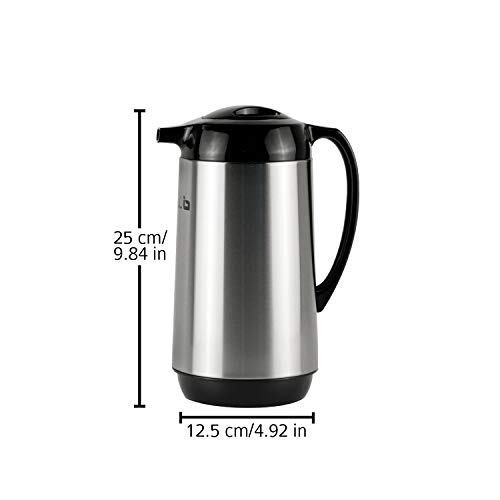 iBELL JF2100H Premium Stainless Steel Jug Flask (1000 ml, Silver)