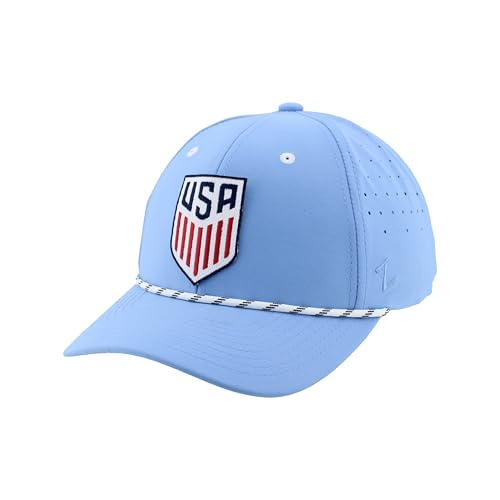 Gorra unisex oficial USMNT Snapback azul claro miniatura 1
