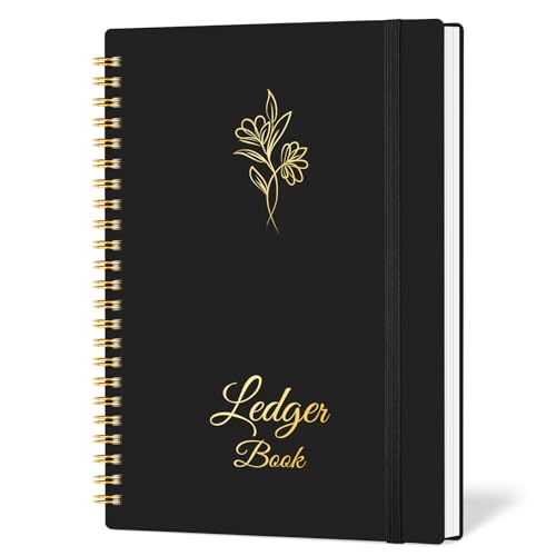 Accounting Ledger Book for Small Business Bookkeeping & Personal Use, Expense Tracker Notebook for
