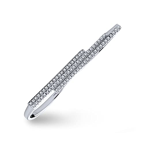 Bague armure infini en argent et brillants, cadeau romantique pour elle