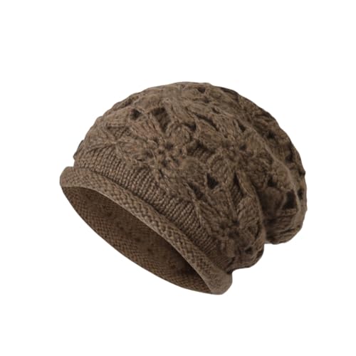 Bonnet tricoté coupe-vent avec doublure douce et isolation thermique pour l'hiver