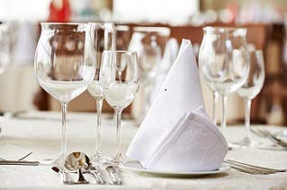 Atlas 96-Pack Napkins - White, Professional Grade, 100% Cotton with Momie Weave, Exceptional Absorption. Dinner Napkins Preferred by Professional Chefs 21x21 Eco-Friendly - Thumbnail 2