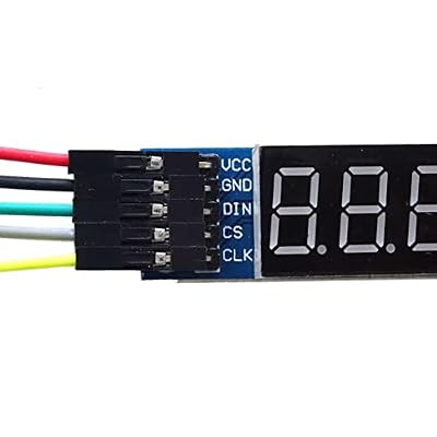 5PCS MAX7219 8-Digit 7-Segment Display Module - Arduino, Raspberry Pi & ESP8266 Compatible With Integrated Driver