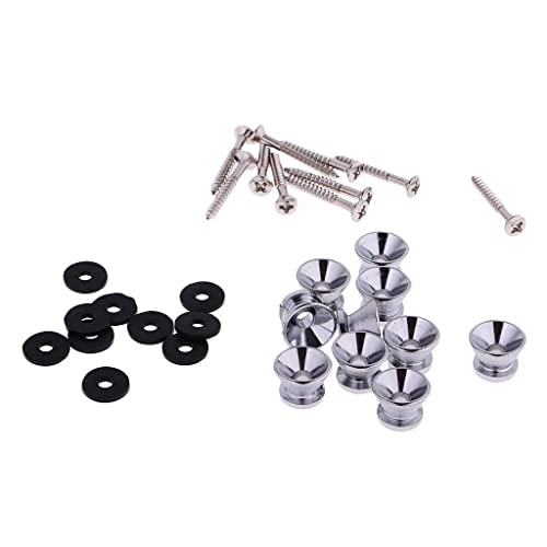 Colcolo Ensemble de 10 attaches métalliques pour sangle d’instruments à cordes - Les Beatles, Paul McCartney, John Lennon, RIngo Starr, George Harrison Colcolo Ensemble de 10 attaches métalliques pour sangle d'instruments à cordes – Image 7