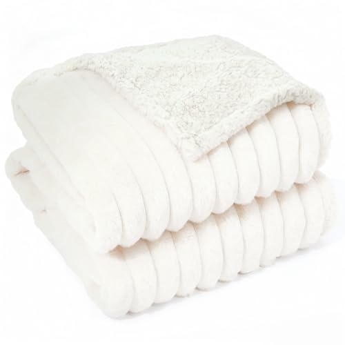 Wdmiya Manta Impermeable para Perro 75 * 100 cm, Manta Perro Suave de Felpa, Mantas Mascotas de Lavable para Perro Mediano y Grande, Mantas para Perros Protección de Sofá, Cama,Blanco