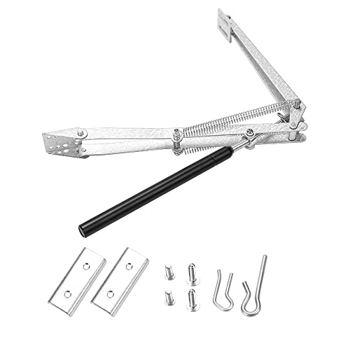 Randaco Fensteröffner für Gewächshaus Gartenhäuser Temperaturgesteuert Hubkraft 14 kg, Gewächshaus Fensterheber, Hubhöhe 45 cm