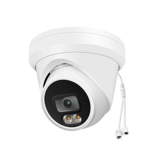 Caméra dôme IP 6MP couleur nuit Extérieur grand angle compatible Hikvision