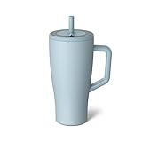 BrüMate Era 30 oz Tumbler with Handle and Straw | 100% Leakproof Insulated Tumbler with Lid and Straw | Made of Stainless Steel | Cup Holder Friendly Base | 30oz (Mist)