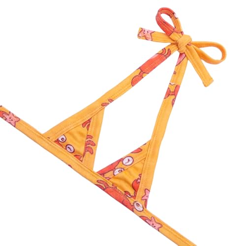 Image of CuteBone Dog Bikini Dress, Stylish Swimsuit Costume for Small Dogs, Comfortable & Adjustable Puppy Bathing Suit, Soft Outfit Pet Apparel for Beach, Pool and Summer Fun DB44M
