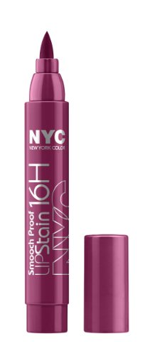 New York Color Smooch Proof Lip Stain, Forever Mine Wine, 0.1 Fluid Ounce