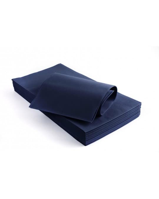 Generico Detershoponline - TOVAGLIA tnt 100x100 blu 100pz monouso ideale per apparecchiare i tavoli di ristorante, pizzeria, pub, per feste, eventi e party.