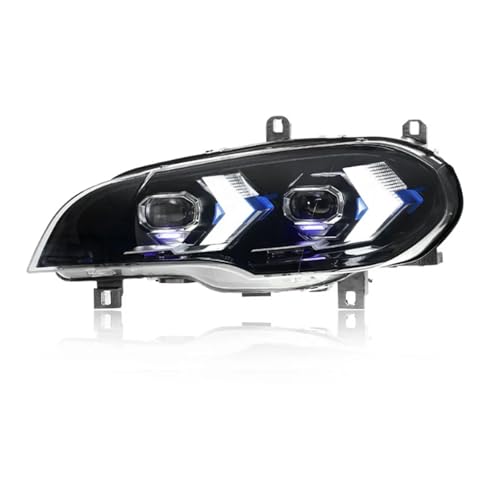 Faro delantero 2007-2013 BMW X5 E70 soluciona la falta de visibilidad sin AFS 3