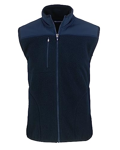 Cutter & Buck Cascade Eco Sherpa Mens Big and Tall Fleece Vest