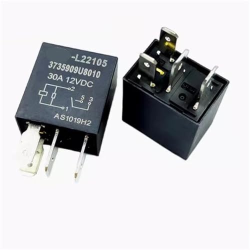Relais 12V CC 30A 3735909U8010 idéal pour réparer le circuit de ventilation de voiture
