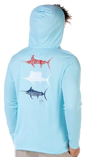 Men's RWB Scribble Long Sleeve Performance Hoodie