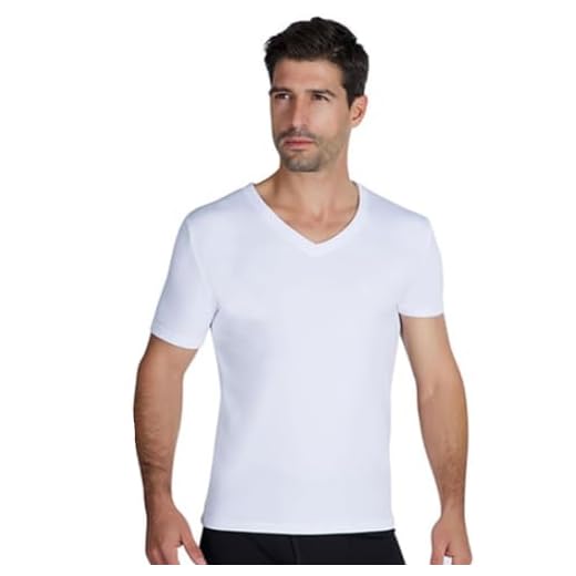 YSABEL MORA - Camiseta Interior térmica Cuello Pico Manga Corta