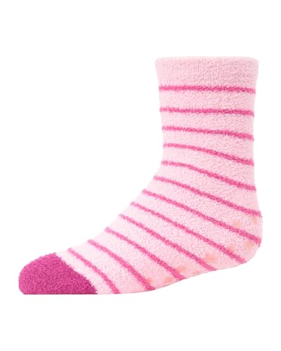 MeMoi Girl's Kitty Cats Fuzzy Mid-Cut Socks 2-Pack3