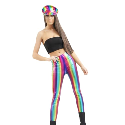 Greabuy Cómodo traje de sombrero y pantalones para juegos de rol, atuendo de cosplay para convenciones, costuras detalladas, conjunto de pantalones de disfraz listo para la convención