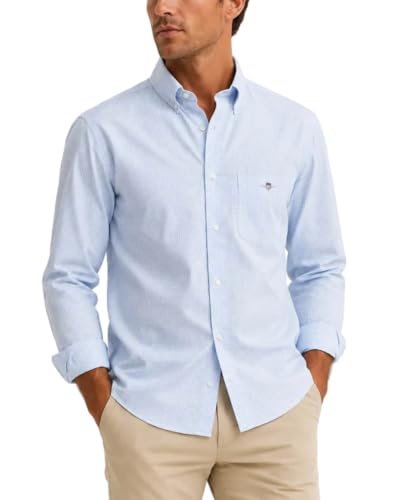 Chemise GANT homme Regular Classic Poplin Gingham à carreaux vichy