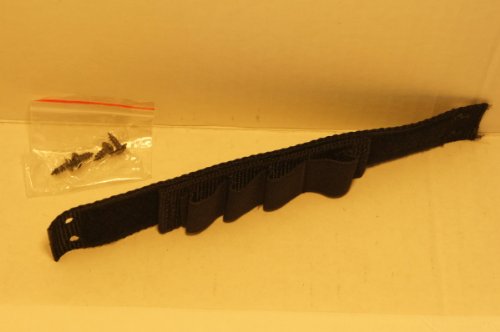 WM Shotgun Forend Strap Kit with 4 Shells Holder - Black Nylon Sling for Mossberg, Maverick, Winchester, Remington & More