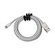 Nite Ize Gear Tie® Reusable Rubber Twist Tie™ 6 in. - 2 Pack schwarz
