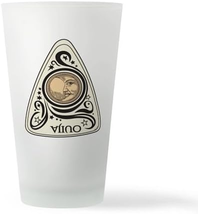 CafePress Ouija: Moon = No Pint Glass, 16 oz. Drinking Glass