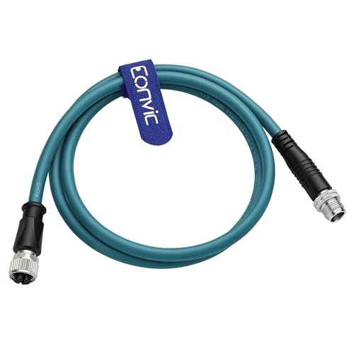 Cable Ethernet Industrial Cat7e M12 X-Code 1m miniatura 6