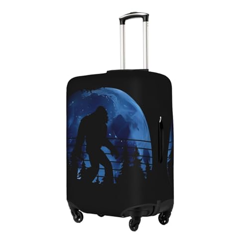 Travel Luggage Cover Moon Bigfoot Trees Fashion Washable Baggage Suitcase Protector Fit For Luggage Large2