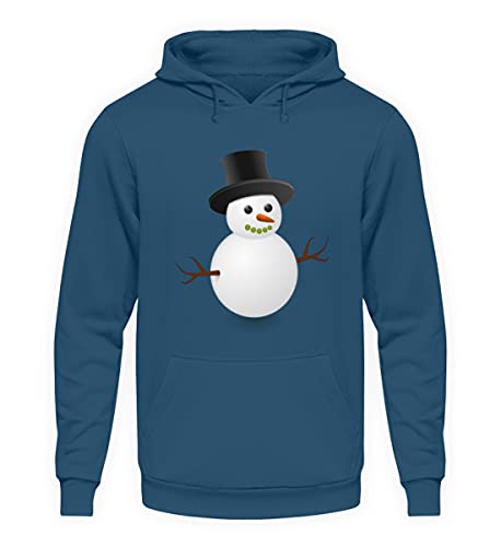 Pull à capuche Bonhomme de Neige pour vos balades en forêt et soirées