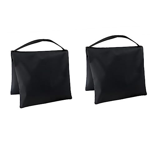 KONTONTY 1 Tripod Sandbag Studio Sandbags Balanced Sandbags Weight Sandbags Studio Carabiners Sandbags for Outdoor Use Photographic Sandbag Heavy Duty Sandbags Sand Bags Black Oxford Cloth