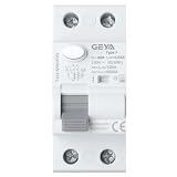 Interruptor Diferencial Tipo F 40A 30mA 2P (1P+N) 6kA - Alta Inmunidad Superinmunizado - Detecta Corrientes hasta 1kHz - Carril DIN
