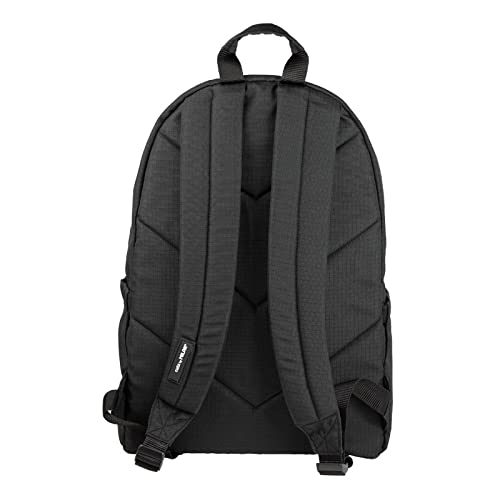 Mochila escolar MILAN Sunset 22L negra con doble compartimento grande 3