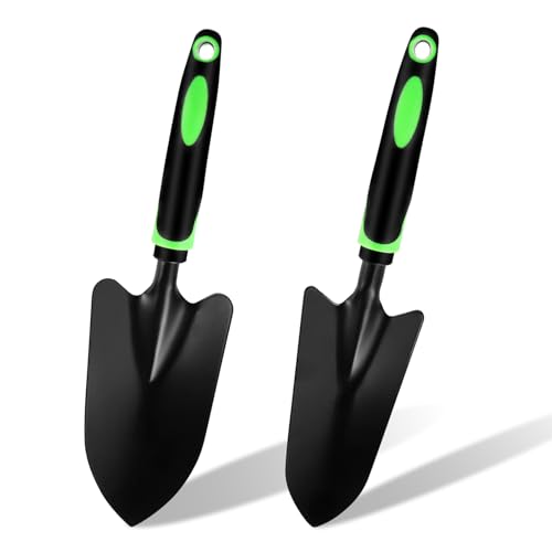 Outillage de Jardin, 2pcs Outils Jardinage Pelle Jardinage Petite Pelle de Jardin en Acier Pelle à Plantation Petite Pelle à Main Pelle de Plage Petite pour...