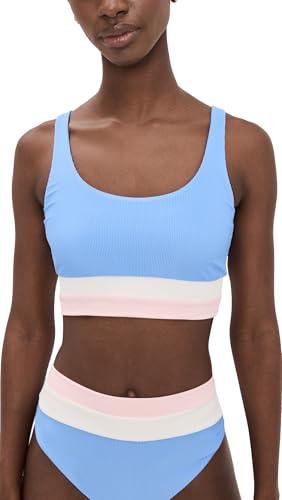 Beach Riot Women's Mackenzie Top, Alps Colorblock, S