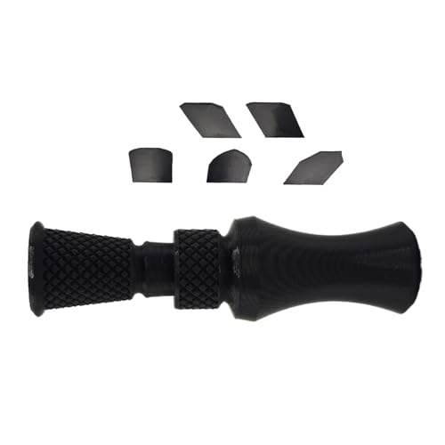Reclamos de Patos para Caza,Reclamo De Caza Exterior Impreso En 3D - Silbato Portátil con 5 Chips De Sonido Reemplazables, Herramienta De Entrenamiento para Actividades Al Aire Libre Niños Y