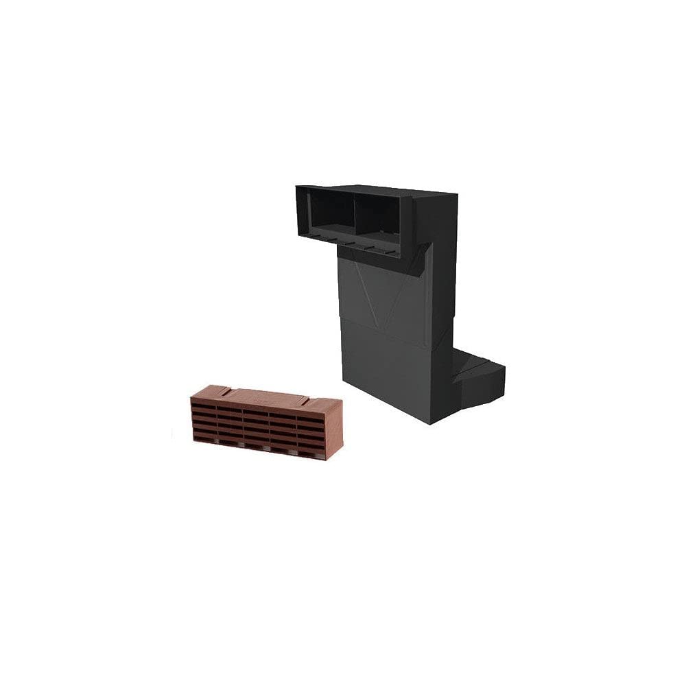 Timloc Terracotta Air Brick Telescopic Adjustable Underfloor Cavity Vent With Air Brick Ventilator Airbrick (Terracotta Air Brick)