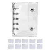 シール帳 透明 女の子 Mocasa シール帳 バインダー はがせる m5 シール収納 推し活グッズ （クリア）